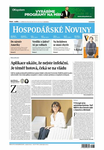 Obálka e-magazínu Hospodářské noviny 060 - 26.3.2021