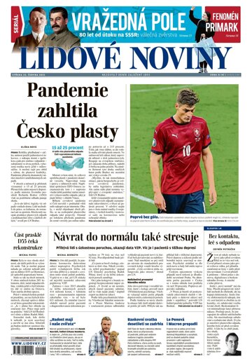 Obálka e-magazínu Lidové noviny 23.6.2021