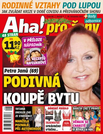 Obálka e-magazínu AHA! pro ženy 48/2021