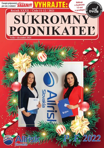 Obálka e-magazínu Súkromný podnikateľ 11-12/2021