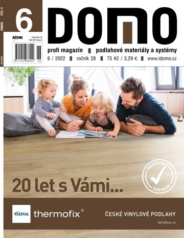 Obálka e-magazínu DOMO 6/2022