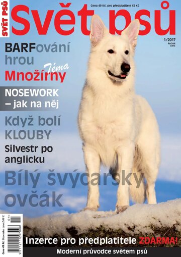 Obálka e-magazínu Svět psů 1/2017
