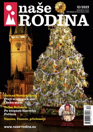 Obálka e-magazínu Naše rodina 12/2023