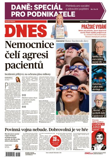 Obálka e-magazínu MF Dnes 9.4.2024