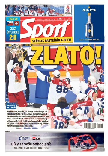 Obálka e-magazínu Sport 27.5.2024