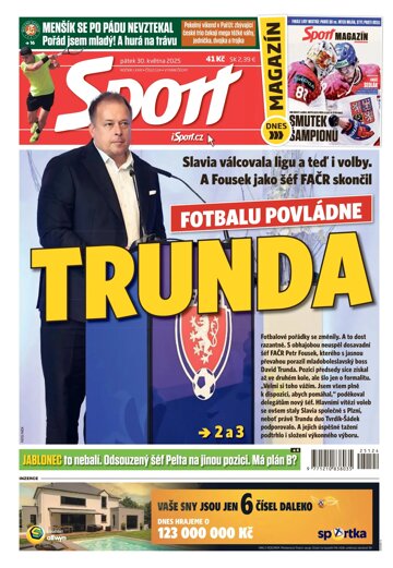 Obálka e-magazínu Sport 30.5.2025