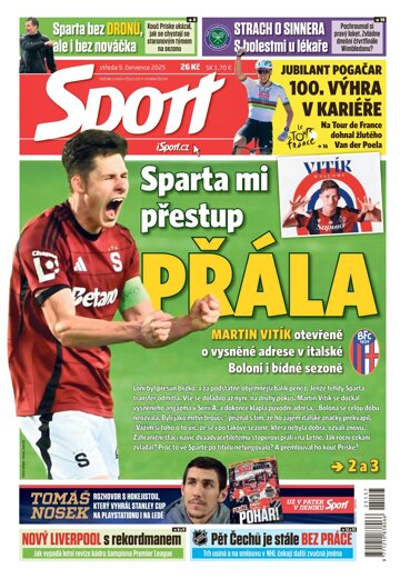 Obálka e-magazínu Sport 9.7.2025