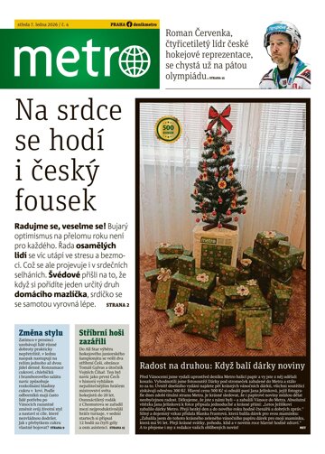 Obálka e-magazínu deník METRO 7.1.2026