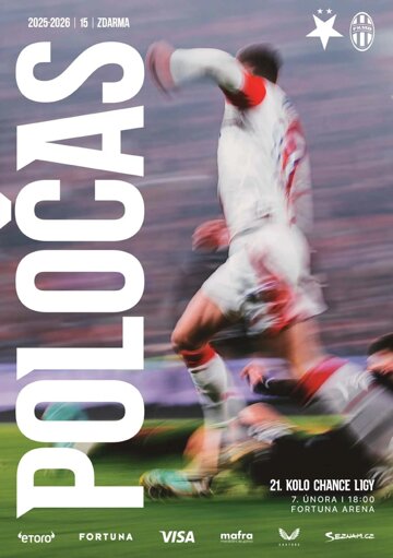 Obálka e-magazínu Poločas 26/2025č.15 Slavia - Boleslav