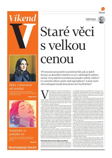 Obálka e-magazínu Hospodářské noviny - příloha Víkend 046 - 6.3.2026 Víkend