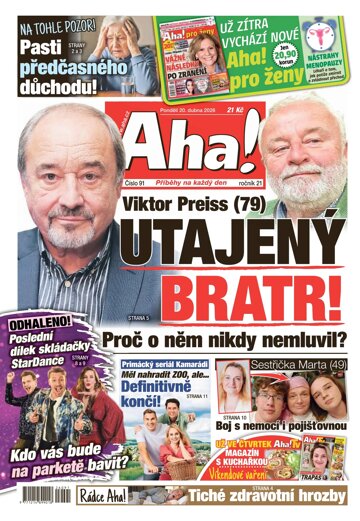 Obálka e-magazínu AHA! 20.4.2026