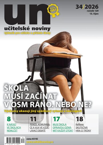 Obálka e-magazínu Učitelské noviny 34/2026