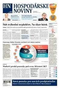 Obálka e-magazínu Hospodárske noviny 14.05.2014