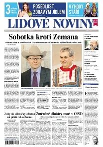 Obálka e-magazínu Lidové noviny 22.11.2014