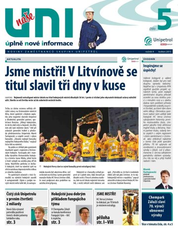 Obálka e-magazínu UNI noviny č. 05/2015