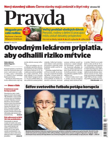 Obálka e-magazínu Pravda 28.5.2015