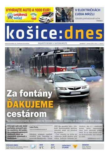 Obálka e-magazínu košice:dnes 11.1.2016