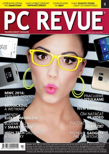 Obálka e-magazínu PC REVUE 3/2016