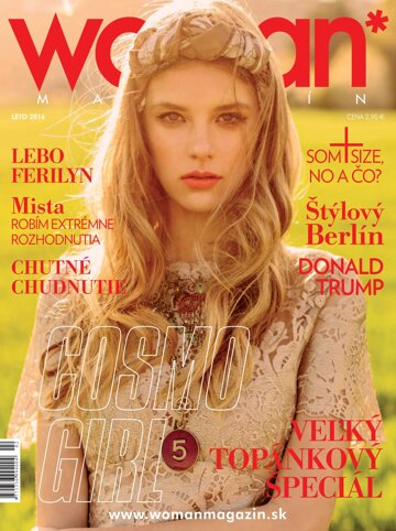 Obálka e-magazínu Woman magazín leto 2016