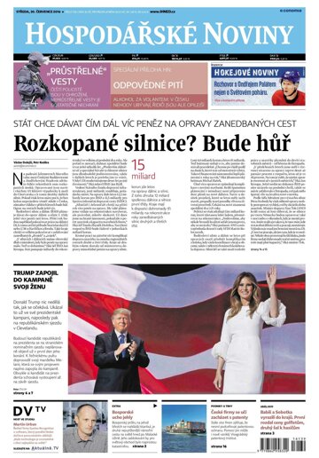 Obálka e-magazínu Hospodářské noviny 139 - 20.7.2016