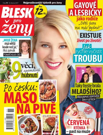 Obálka e-magazínu Blesk pro ženy 13.3.2017