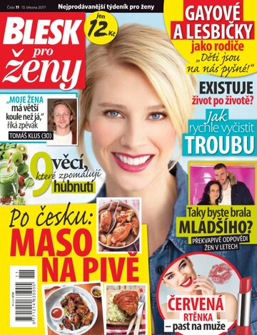 Obálka e-magazínu Blesk pro ženy 13.3.2017