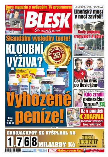 Obálka e-magazínu Blesk 19.1.2018