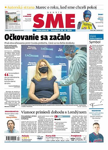 Obálka e-magazínu SME 28-12-2020