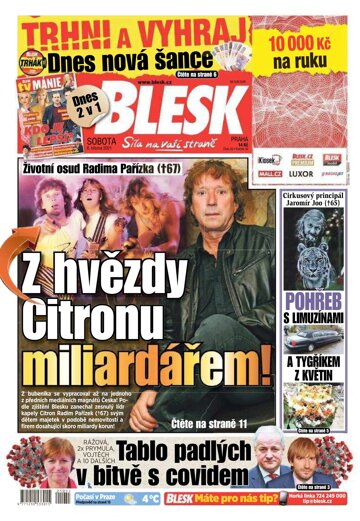 Obálka e-magazínu Blesk 6.3.2021