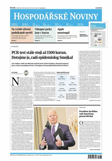 Obálka e-magazínu Hospodářské noviny 082 - 29.4.2021