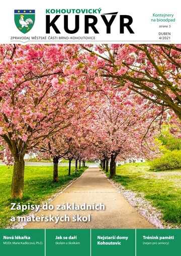 Obálka e-magazínu Kohoutovický Kurýr 4/2021