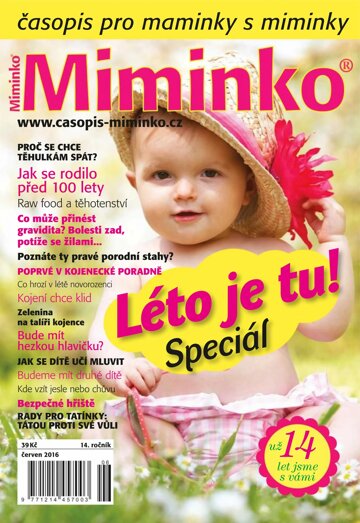 Obálka e-magazínu Miminko 6/2016