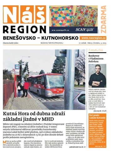Obálka e-magazínu Náš Region - Benešovsko/Kutnohorsko 9/2023