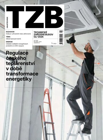 Obálka e-magazínu TZB HAUSTECHNIK 2/2025