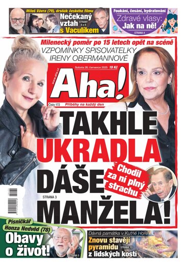 Obálka e-magazínu AHA! 26.7.2025
