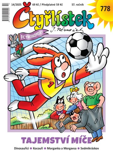 Obálka e-magazínu Čtyřlístek 14/2025