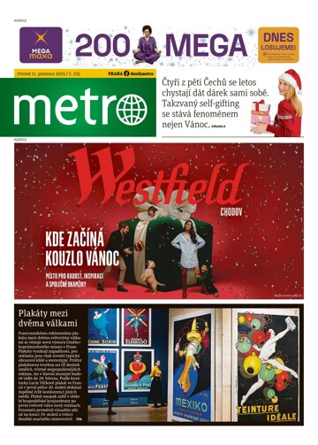 Obálka e-magazínu deník METRO 11.12.2025