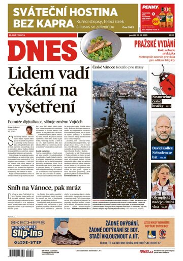 Obálka e-magazínu MF Dnes 22.12.2025