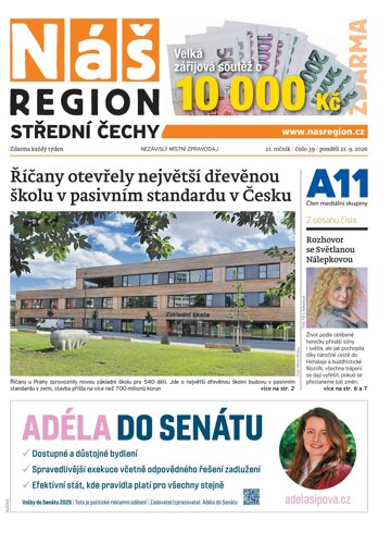 Obálka e-magazínu Náš Region - Střední Čechy 39/2026