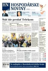 Obálka e-magazínu Hospodárske noviny 19.7.2013