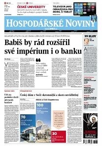 Obálka e-magazínu Hospodářské noviny 203 - 17.10.2013