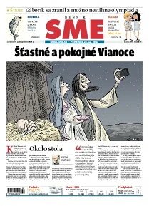 Obálka e-magazínu SME 23.12.2013
