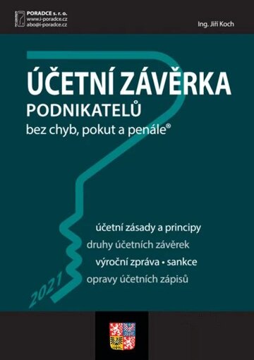 Obálka knihy Účetní závěrka podnikatelů za rok 2021