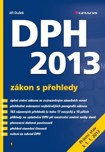 Obálka knihy DPH 2013 - zákon s přehledy