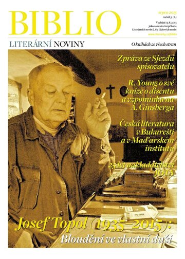Obálka e-magazínu Mimořádné přílohy LN Biblio - 13.8.2015