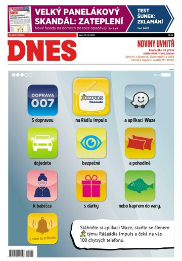 Obálka e-magazínu MF Dnes 15.12.2015