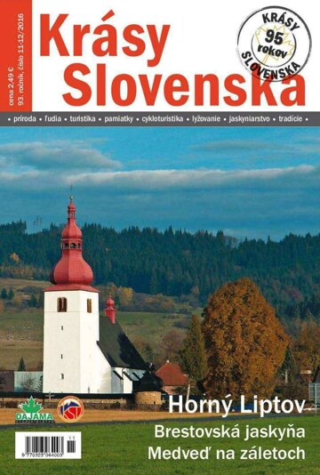 Obálka e-magazínu Krásy Slovenska 11-12/2016