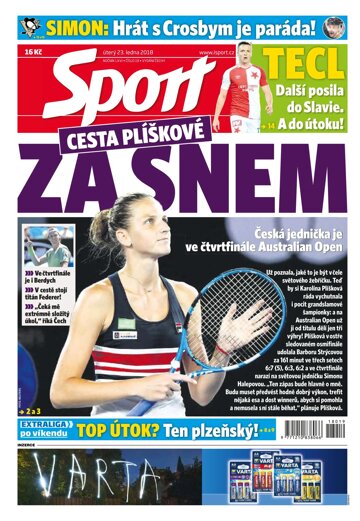Obálka e-magazínu Sport 23.1.2018