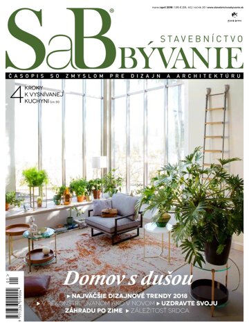 Obálka e-magazínu Stavebnictvo a byvanie april 2018