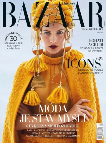 Obálka e-magazínu Harper’s Bazaar 9/2019